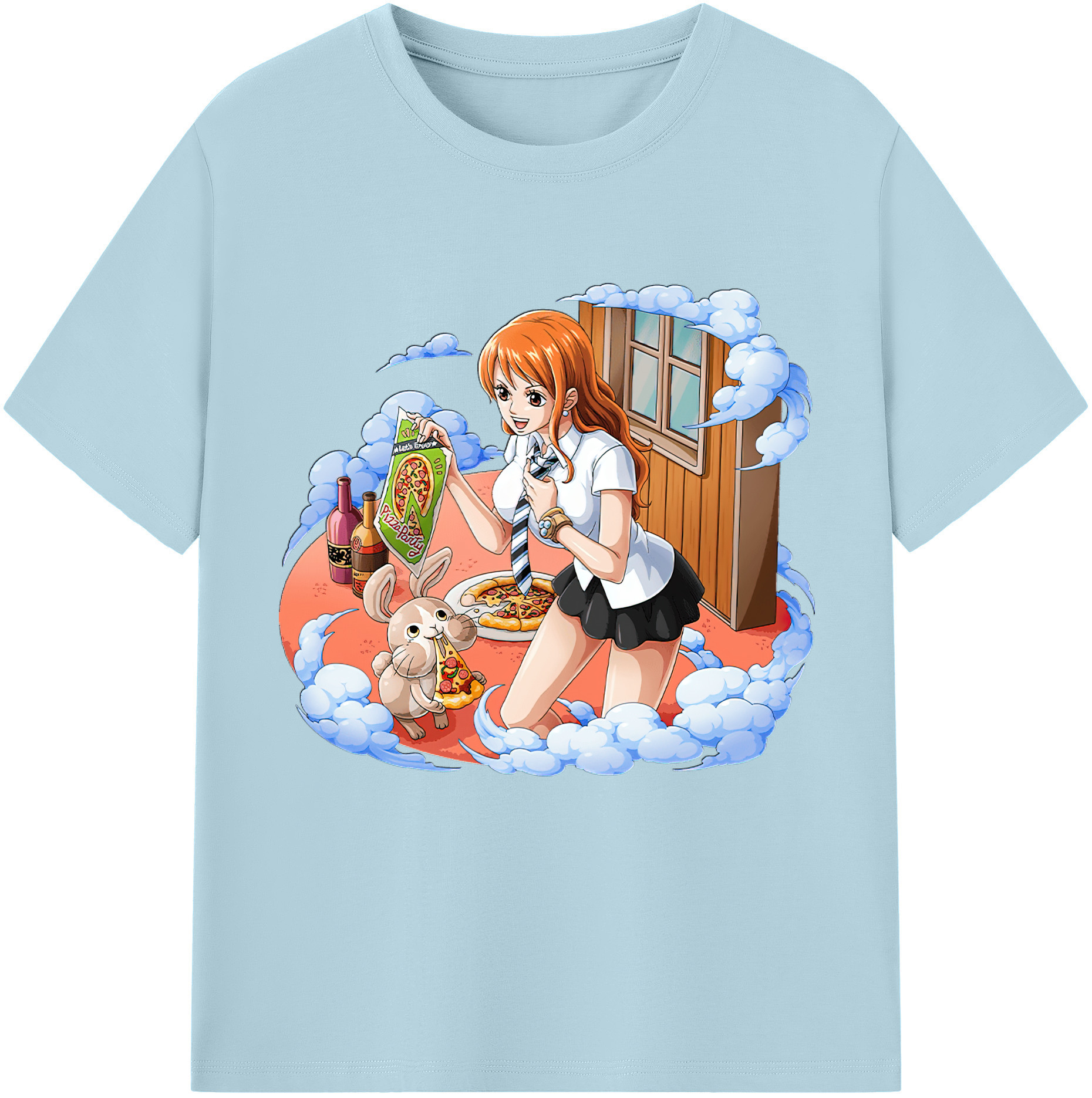 ワンピース ナミ ONE PIECE Nami 綿100％半袖Tシャツ（フロントプリント）